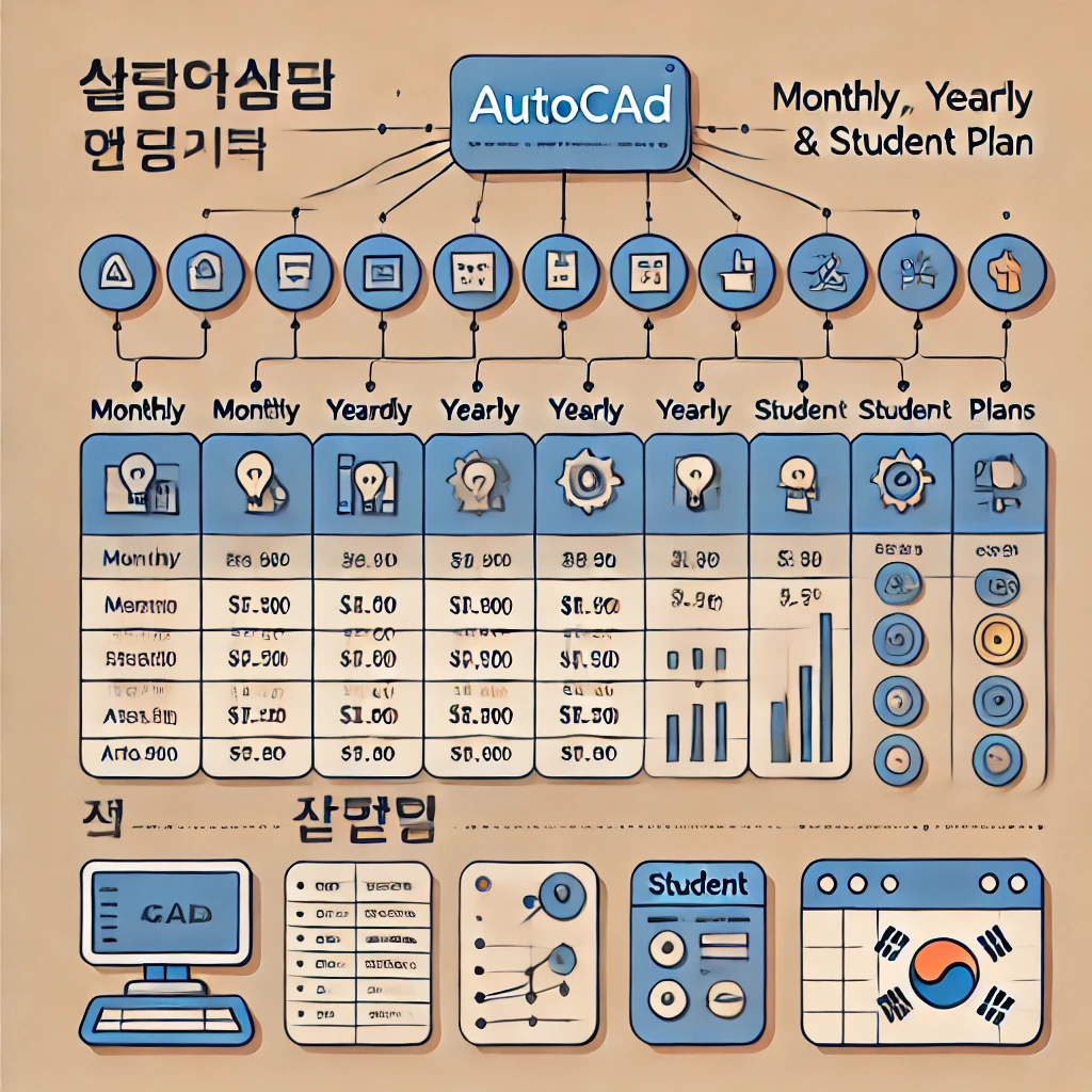 오토케드 할인 관련 AI 이미지