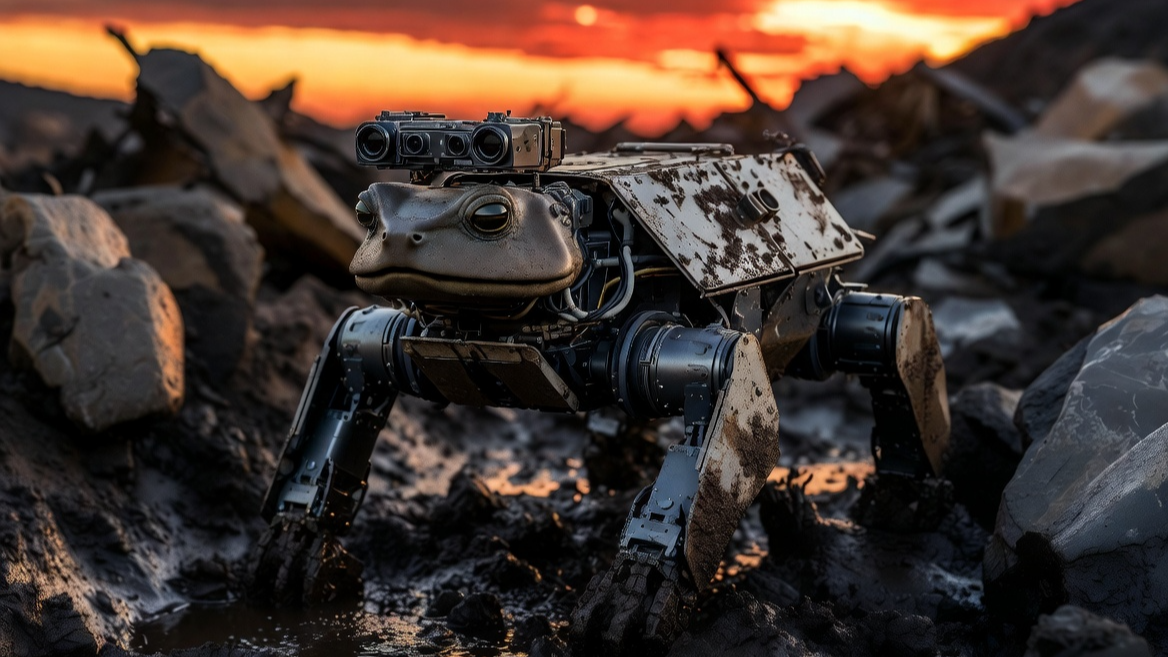 두꺼비의 보행 알고리즘을 적용한 재난 현장 탐사형 4족 보행 로봇