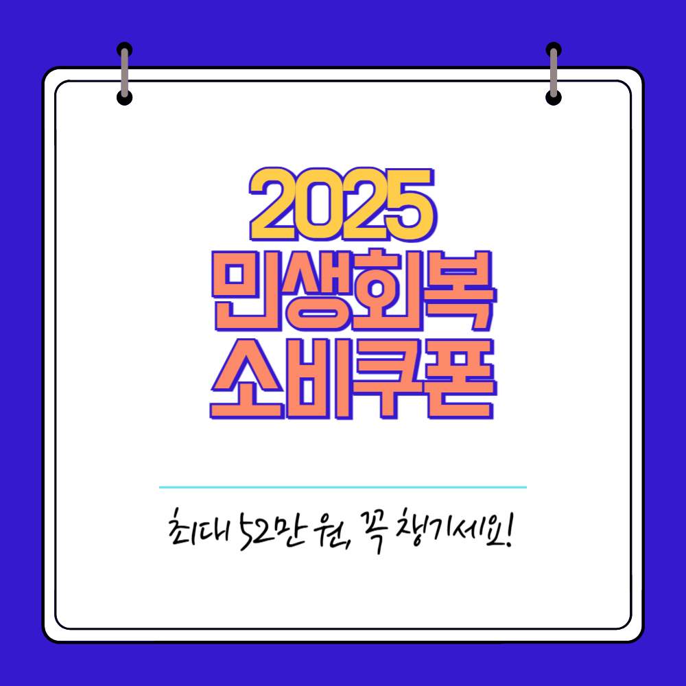 2025 민생회복 소비쿠폰