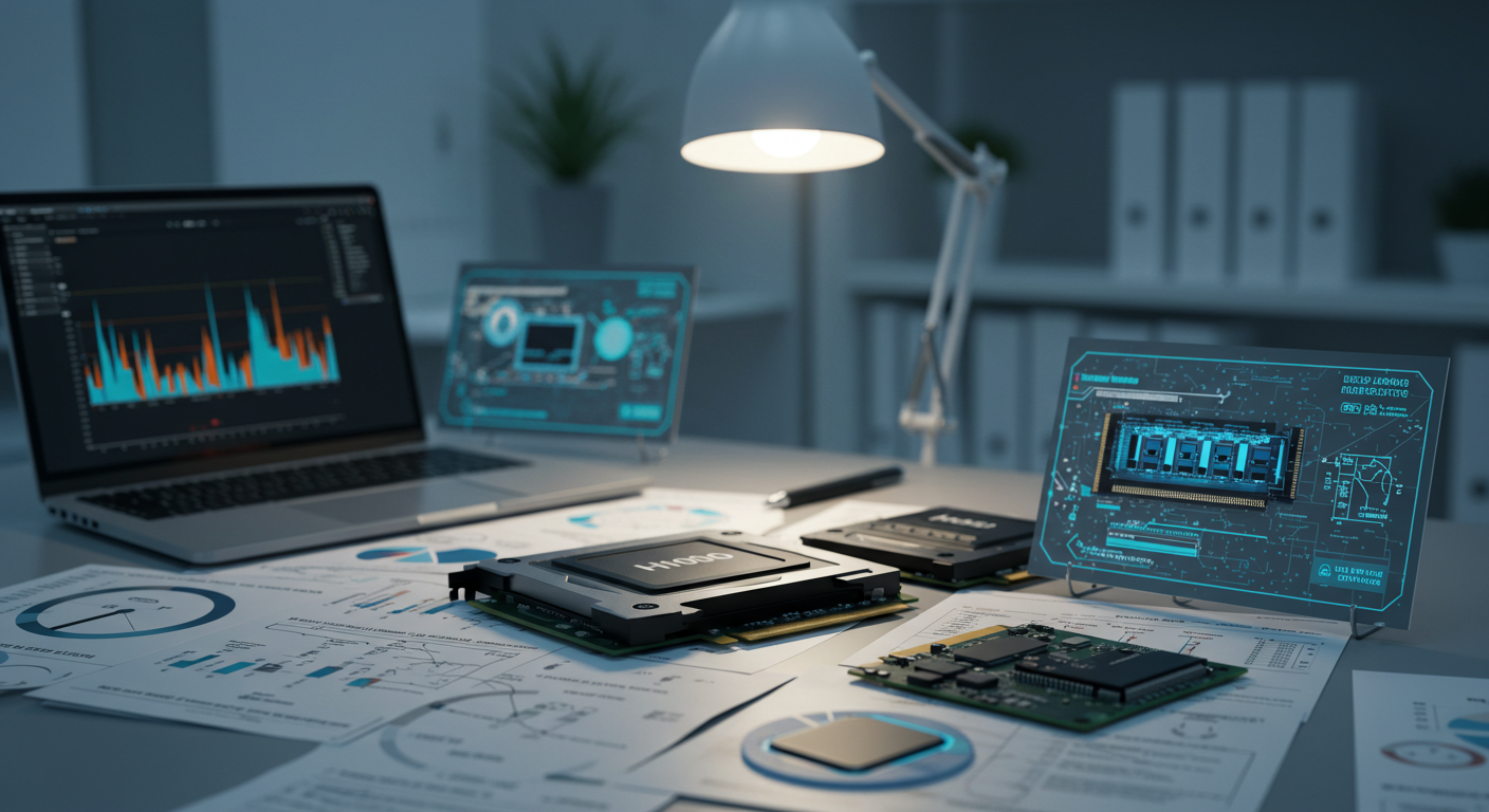 엔비디아 반도체 H100, A100 해설