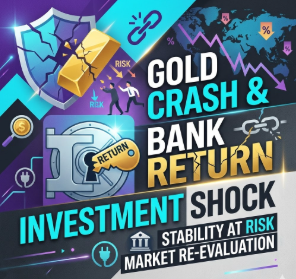 금 시세 폭락과 은행권 귀환 불능 소송... 흔들리는 안전자산의 위상 분석