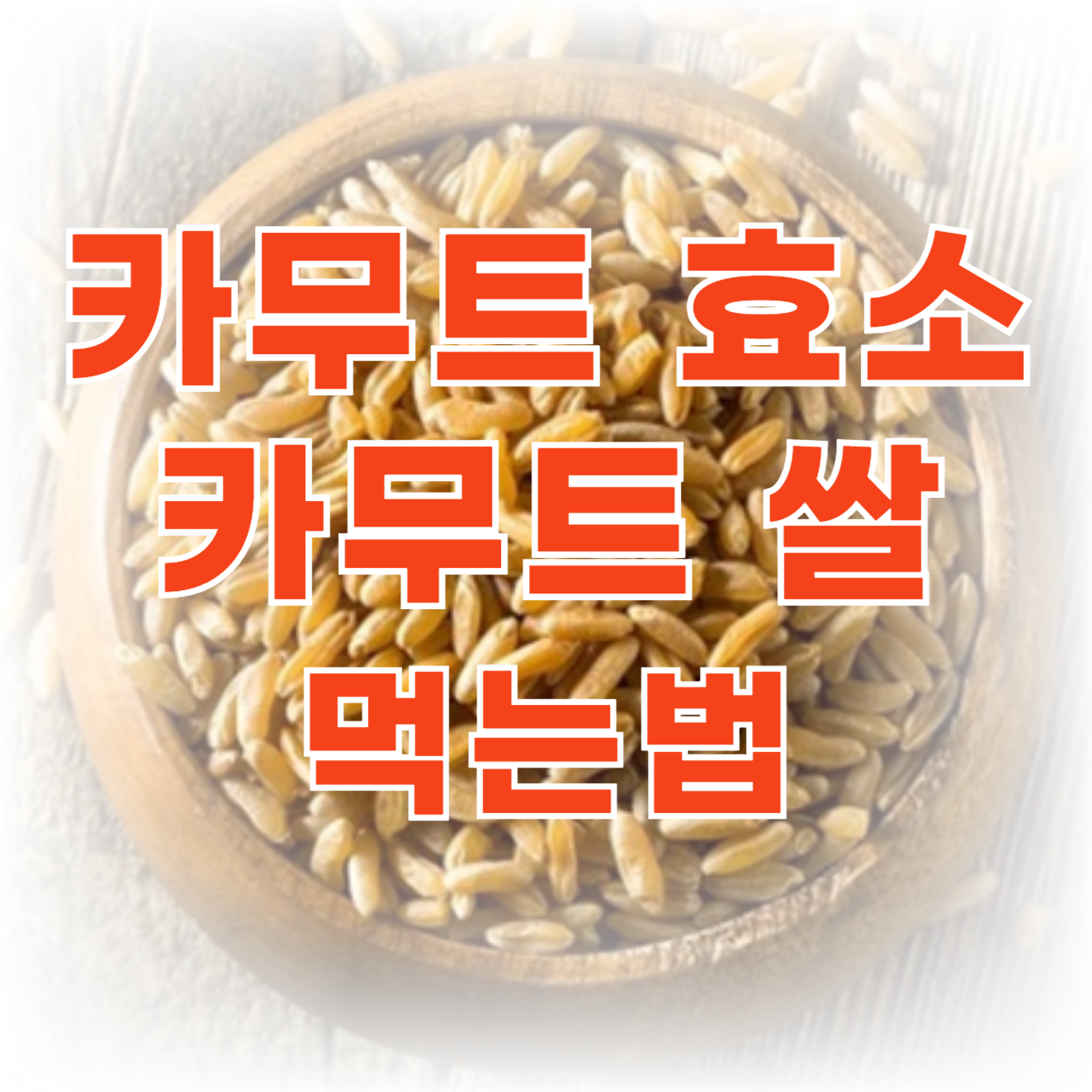 카무트 효소? 카무트 쌀? 카무트 먹는법 알고 드세요