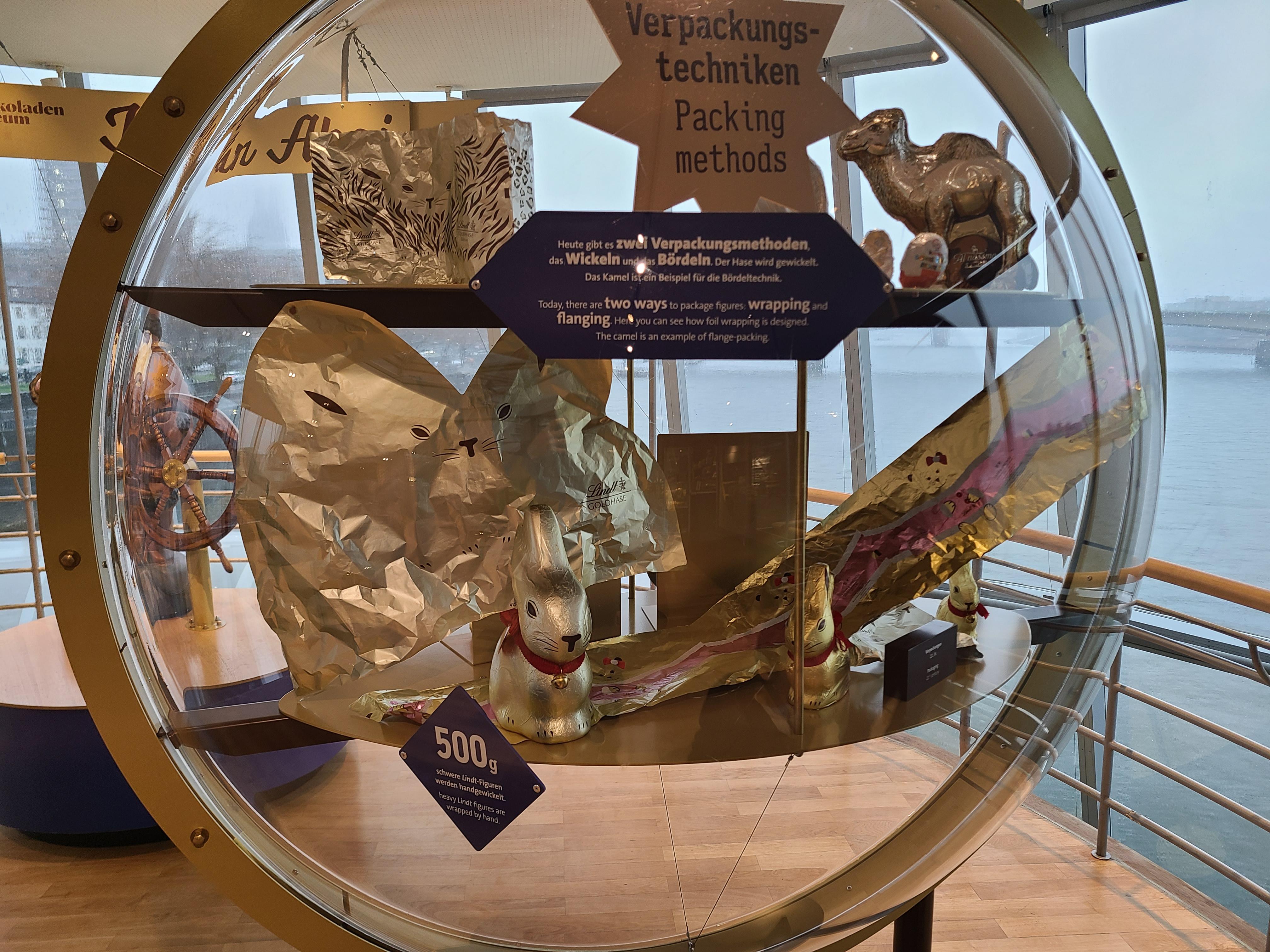 쾰른 임호프 초콜릿박물관 2층 전시물