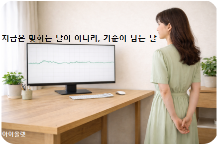 오늘은 판단이 아니라 기준을 유지하는 날