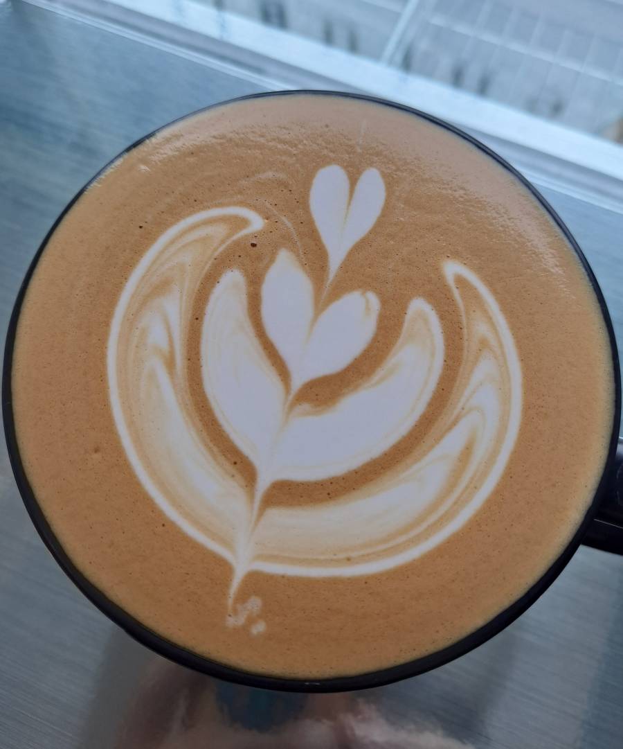 라떼아트 4단튤립