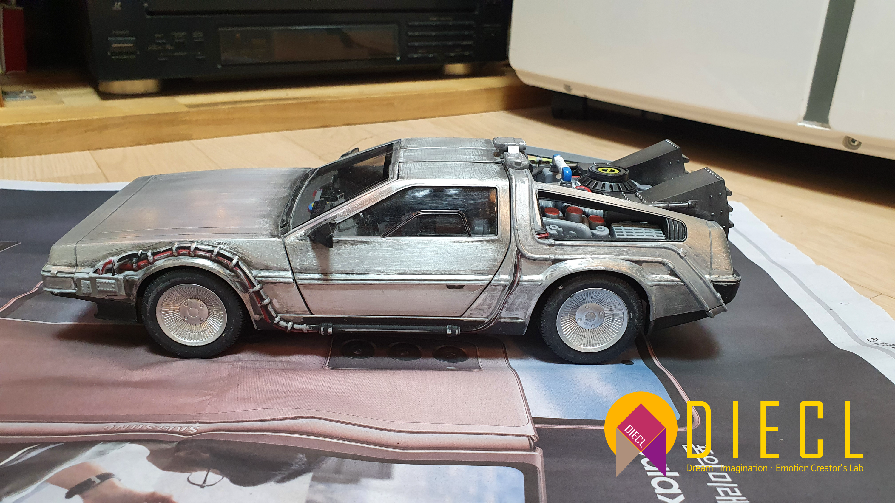 NECA Delorean&#44; Back to the future&#44; BTTF&#44; Polishing&#44; Detail Up&#44; 백투더퓨처&#44; 드로리안