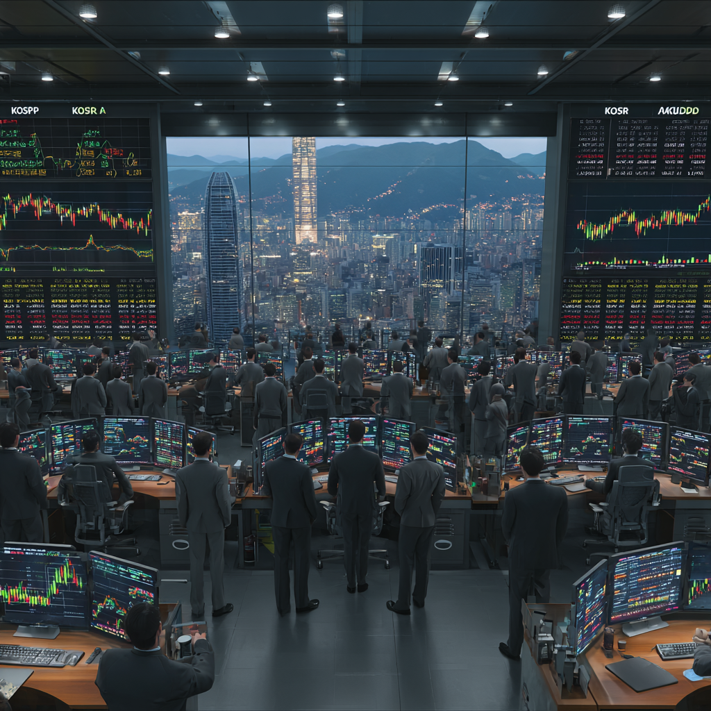 한국 주식시장 관련 이미지