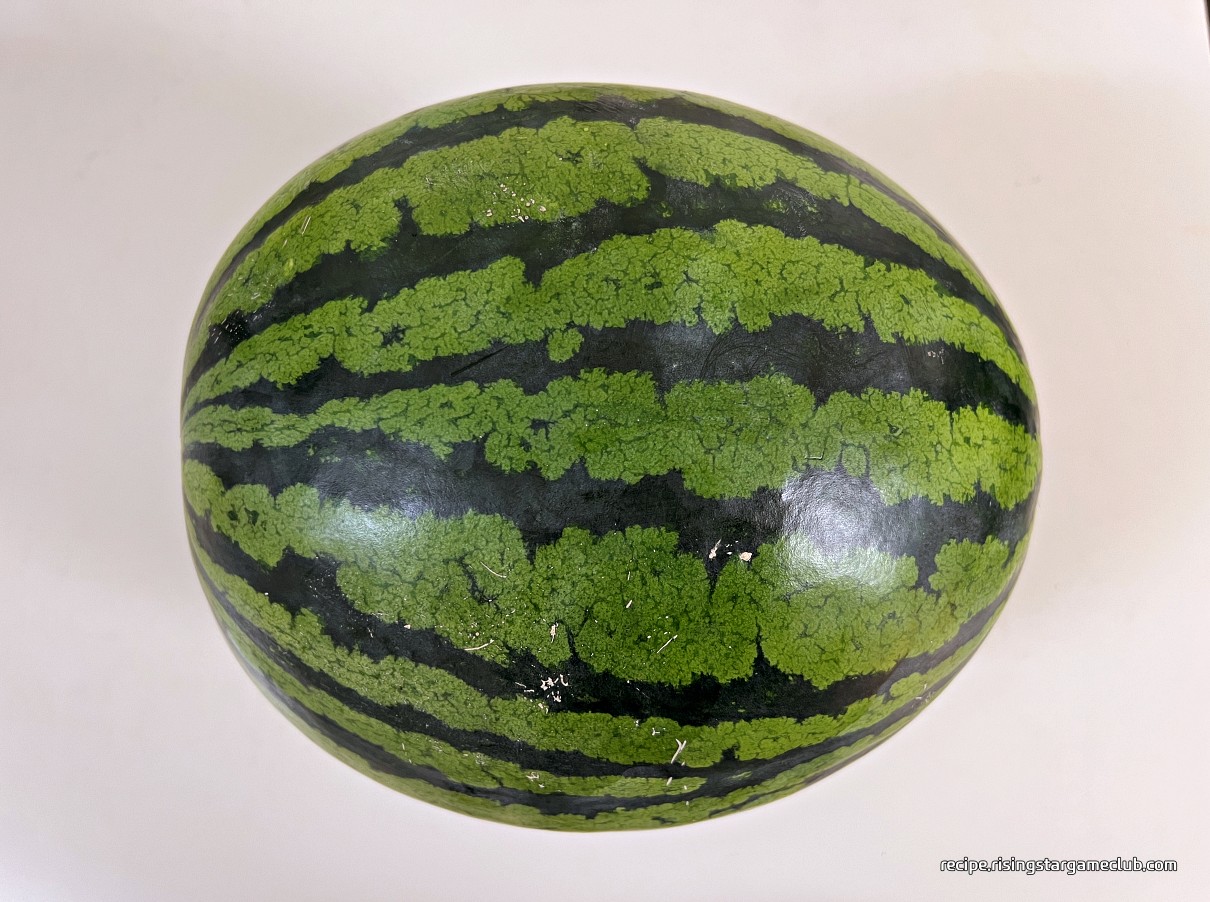 수박껍질(흰살) 무침에 들어갈 수박