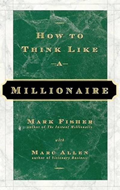 백만장자처럼 생각하라 표지, 부자의 사고방식과 태도를 배우는 성공 철학 책