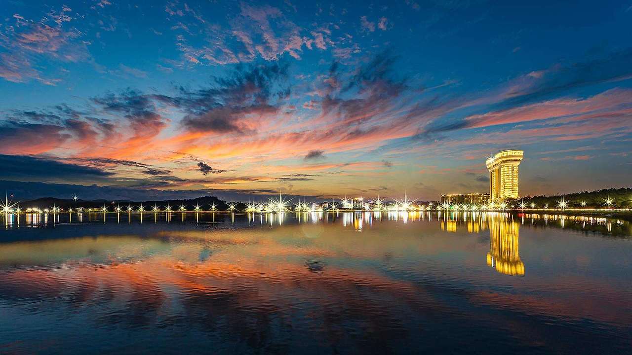 강릉 사근진 해변 유채꽃밭