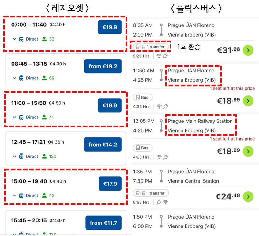 레지오젯-플릭스버스-시간표