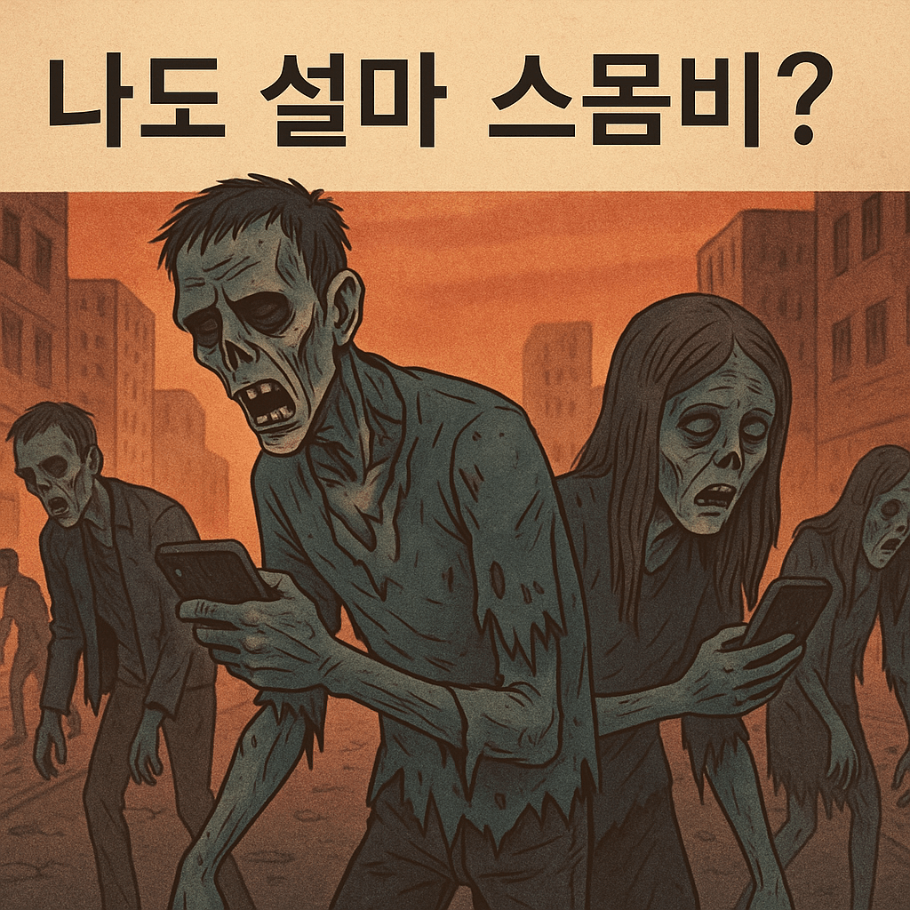 스몸비 뜻? 길에서 스마트폰 보는 당신, 40대도 방심할 수 없는 이유?