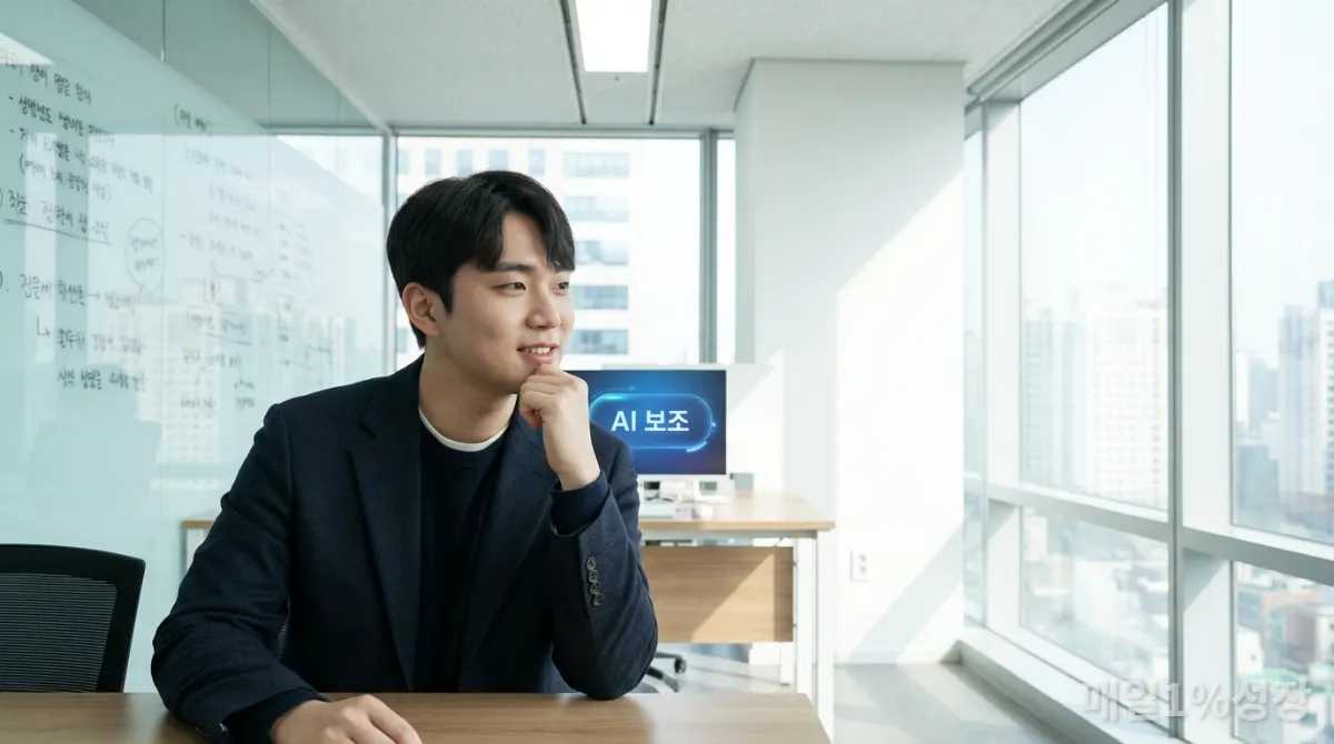 긍정적으로 문제를 재구성하는 한국 직장인