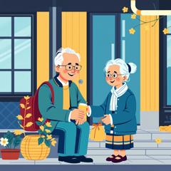 여행중인 기초연금 수급조건 노부부