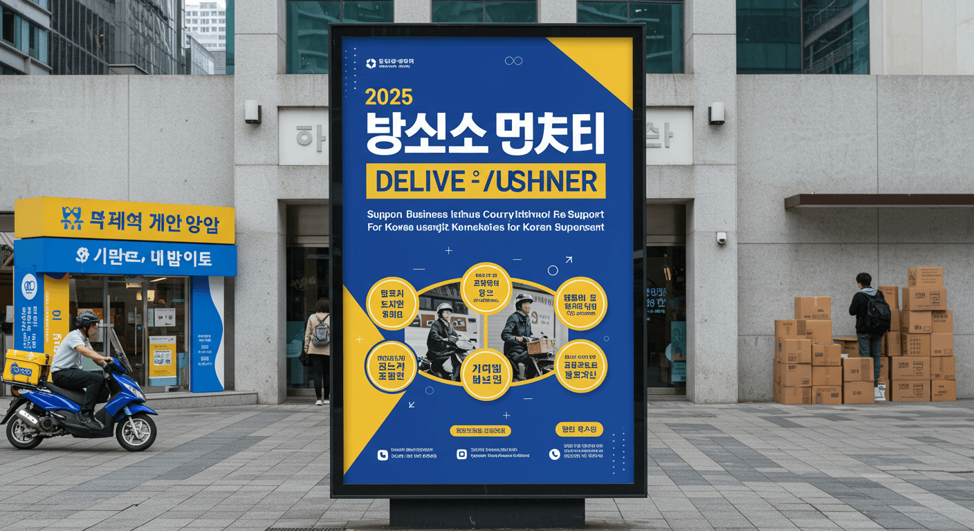 2025 소상공인 배달·택배비 지원: 신청방법과 기간