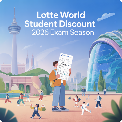 롯데월드 수험생 할인 이벤트|2026 수능 대비 이미지