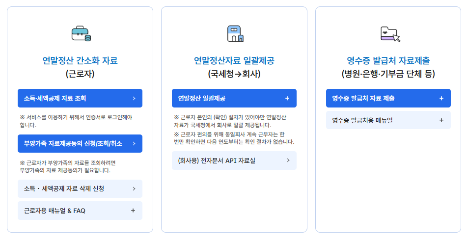 연말정산 간소화