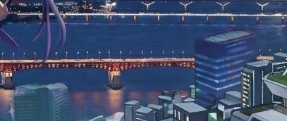 케이팝 데몬헌터스를 통한 과거와 현재, 미래를 잇는 지속가능패션에 대한 생각을 묘사한 이미지