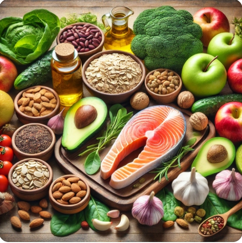 고지혈증에 좋은 top10 음식 이미지