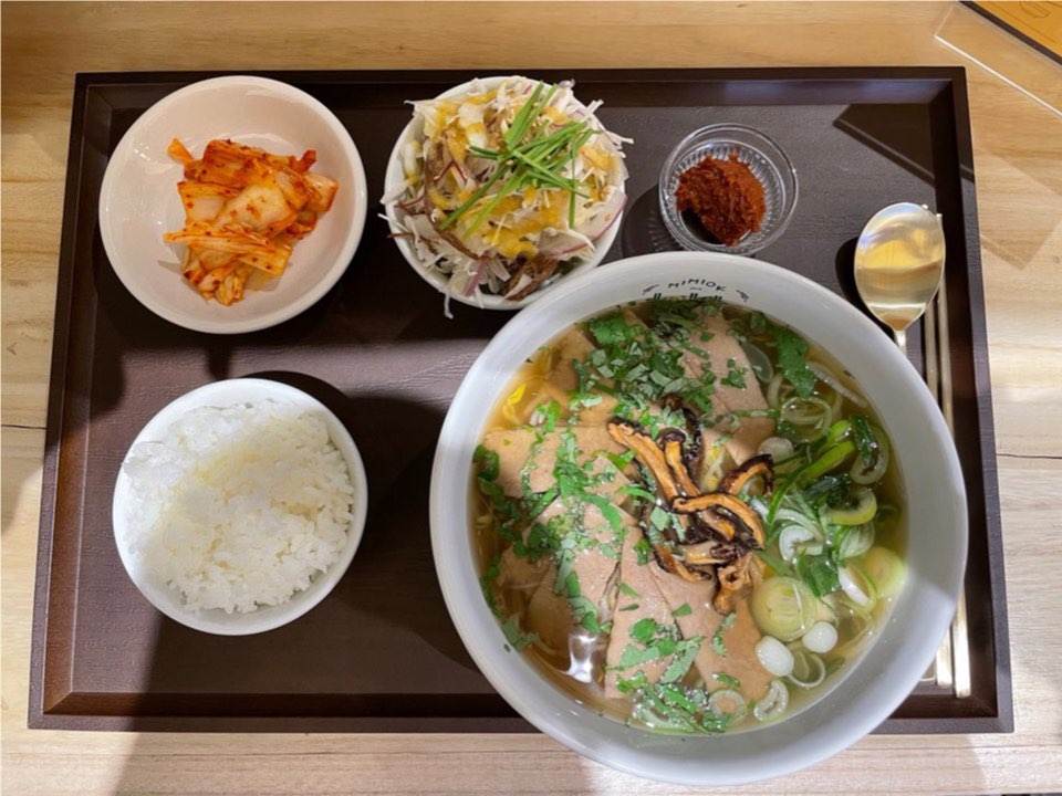 미미옥-주문한-서울쌀국수-반상-구성