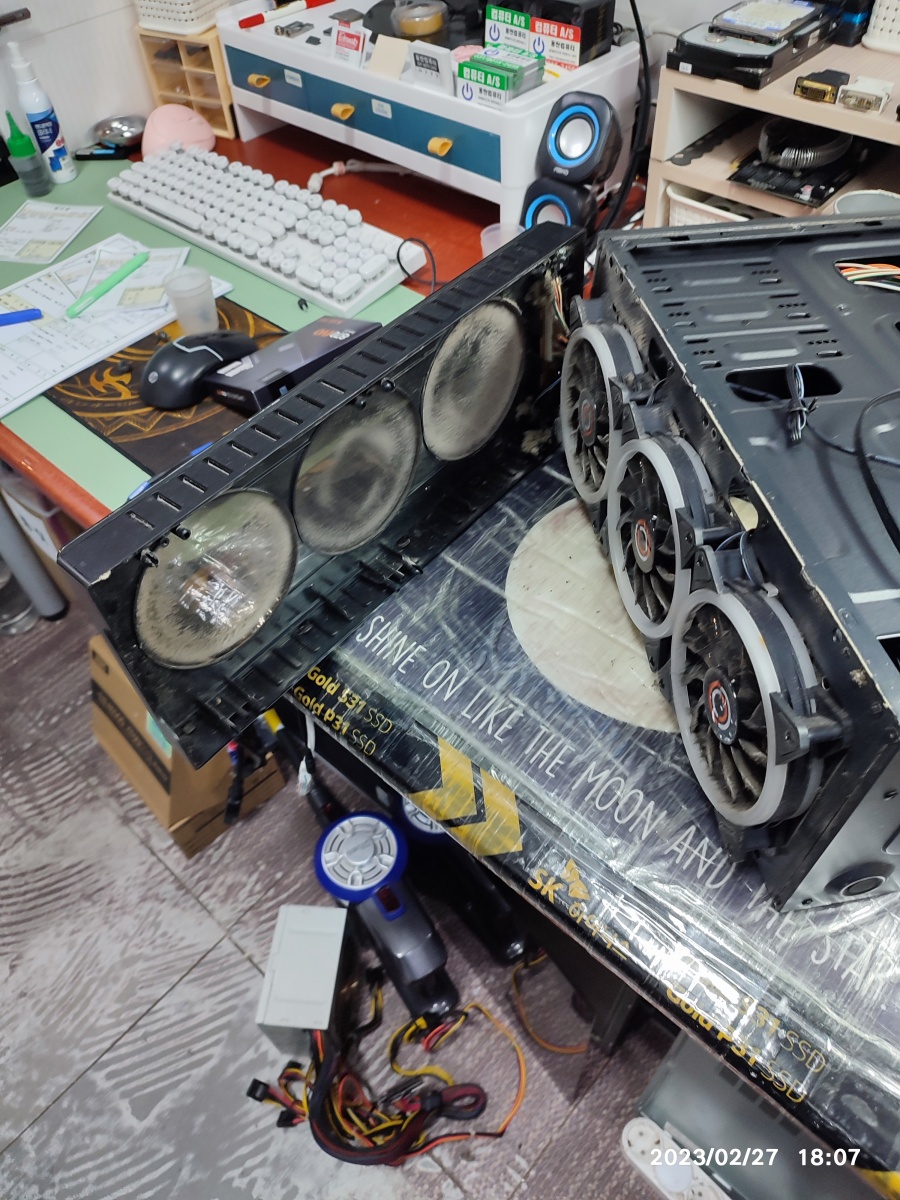 ORBIS 케이스 전면 팬 소음