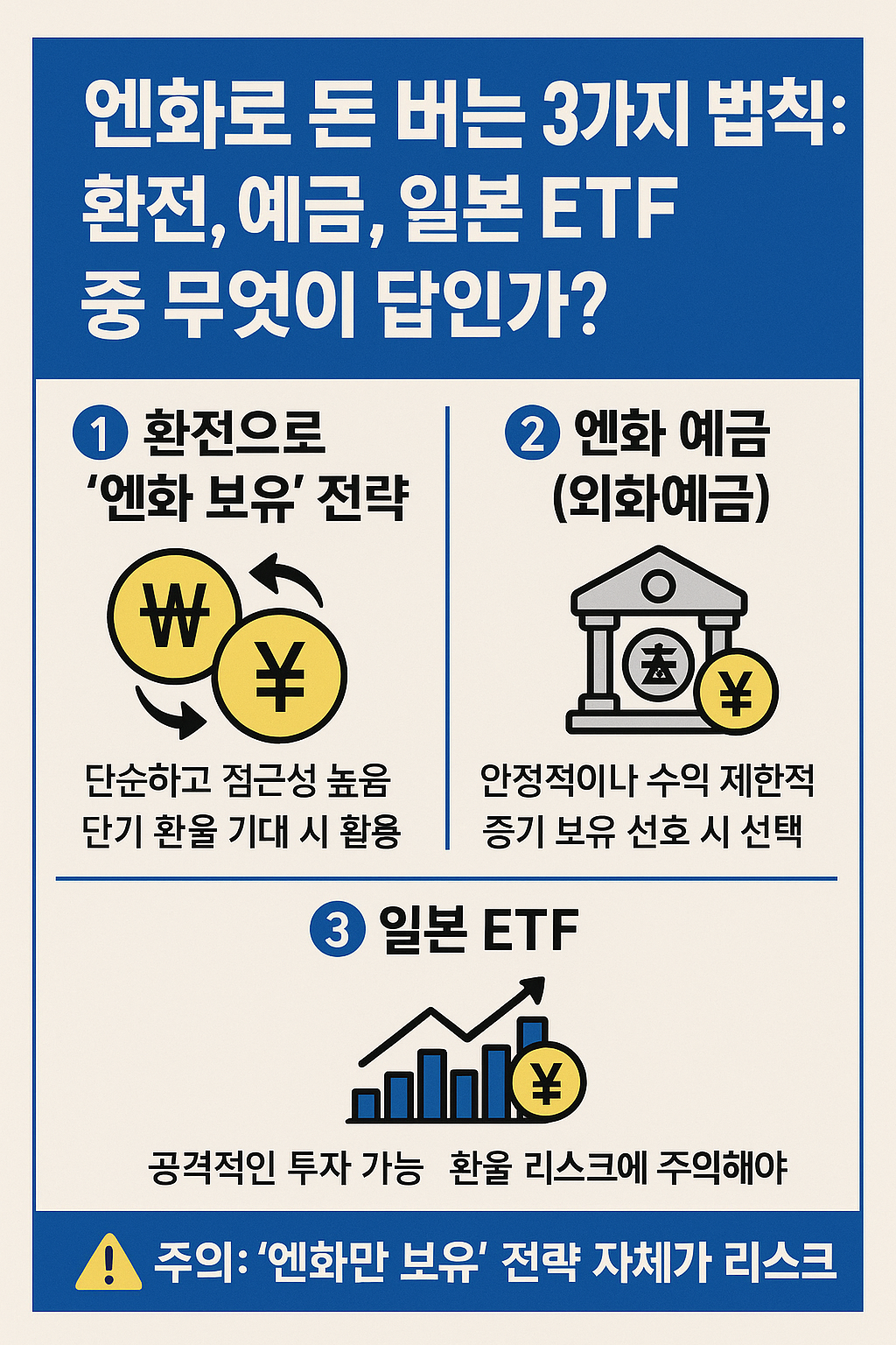 엔화로 돈 버는 3가지 방법