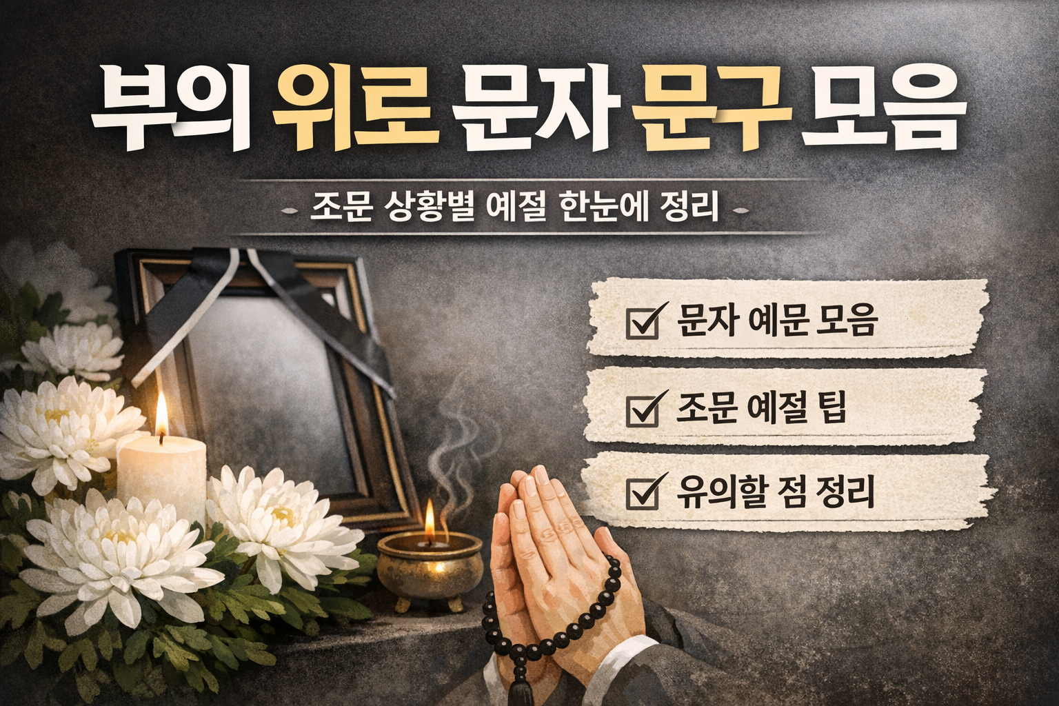 부의 위로 문자 문구 모음