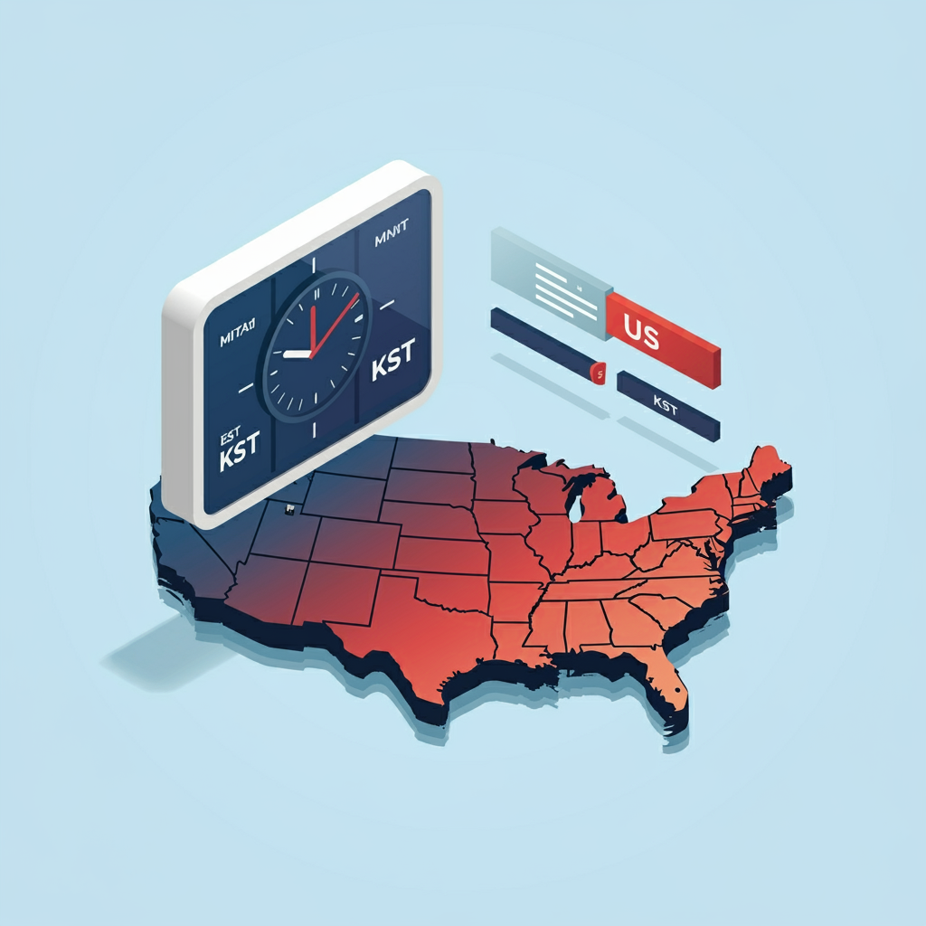 2024년 미국 대통령선거 대선 실시간 개표 사이트 정리