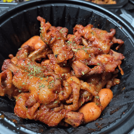 공주닭발 미아수유점 튤립 통뼈 닭발