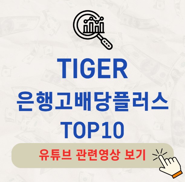 TIGER 은행고배당플러스TOP10 주가 배당금 분배금 배당