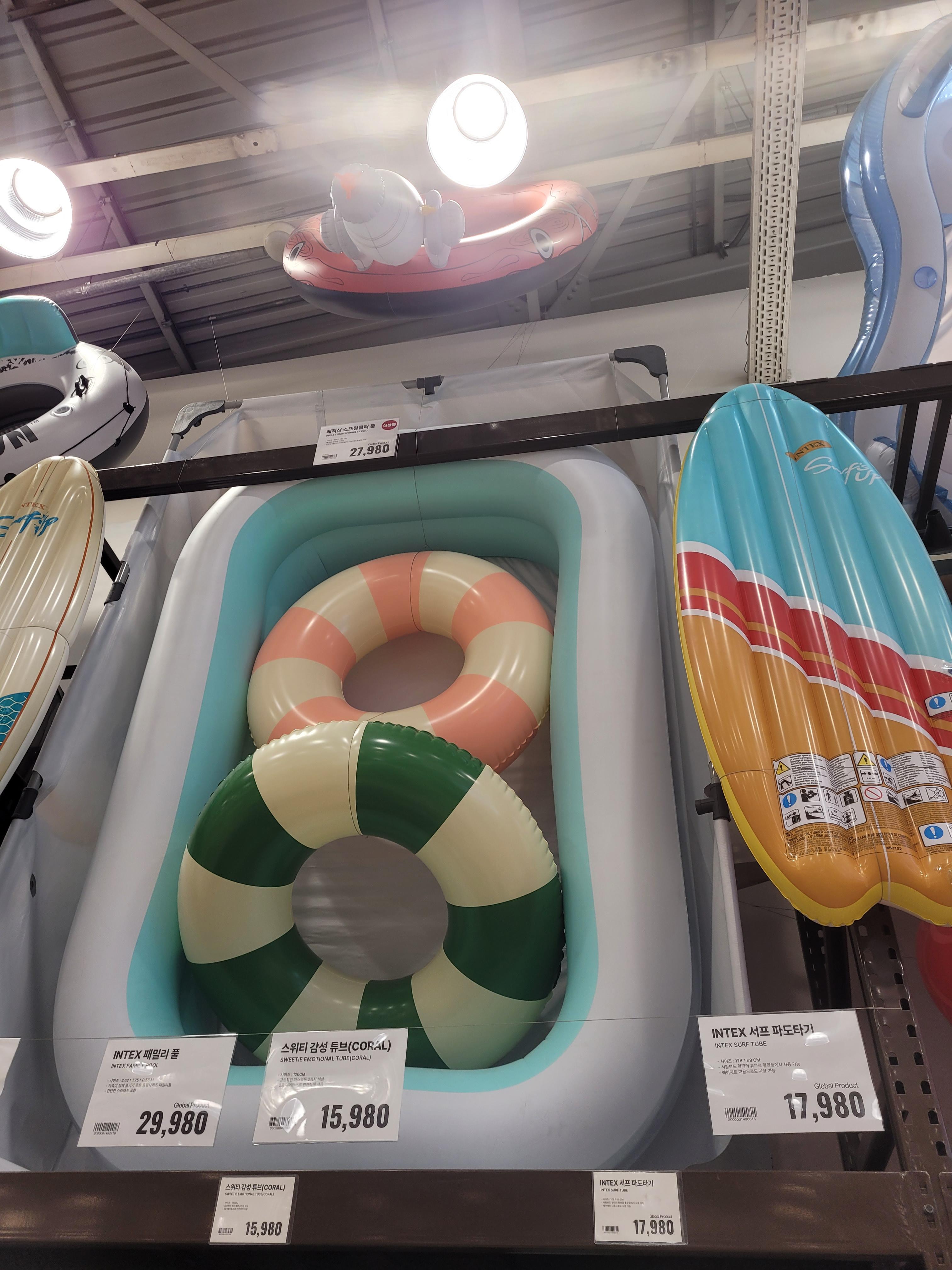 INTEX 패밀리풀 , INTEX 서프파도타기