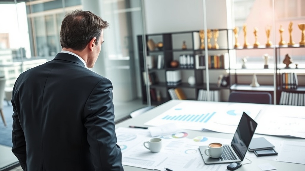 GE-맥킨지 매트릭스를 분석하는 기업가