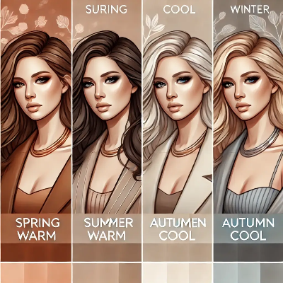 퍼스널 컬러별 스타일링 가이드 (연예인 사례 )