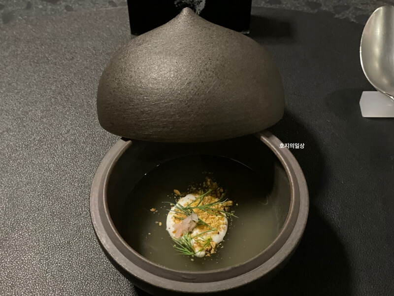 파인다이닝 콘피에르 겨울 런치 후기-입가심