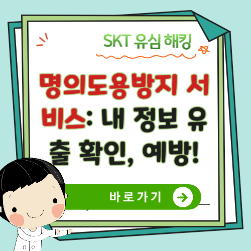 명의도용방지-서비스-SKT-유심-해킹