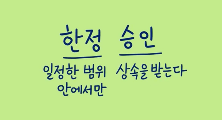 한정승인의-개념
