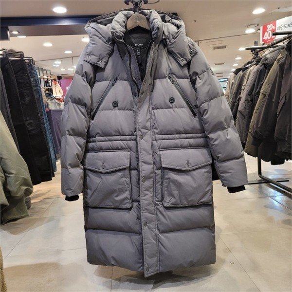 버커루 SH02 A남성 폴리 롱기장 다운점퍼 B194DW440
