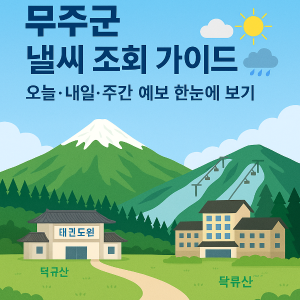 무주군 날씨 조회