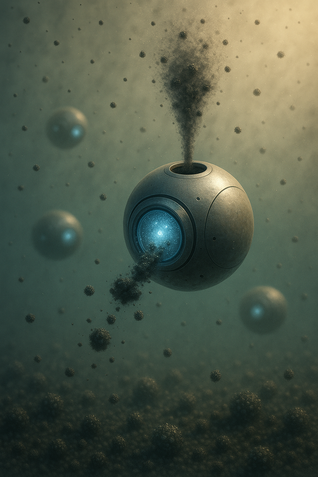 공기중의 미세먼지를 포집 제거하는 나노 로봇