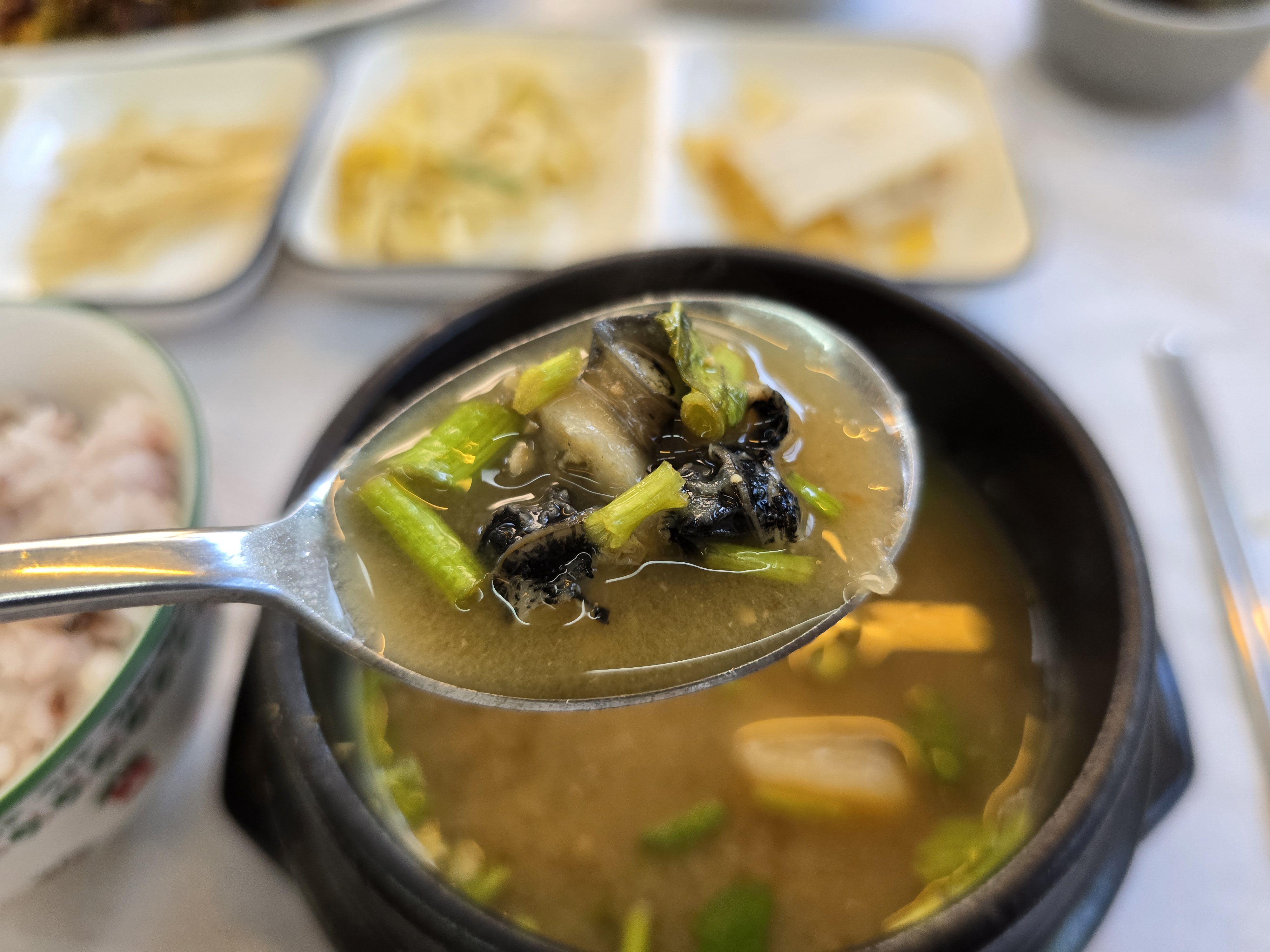 우렁된장국 한수저