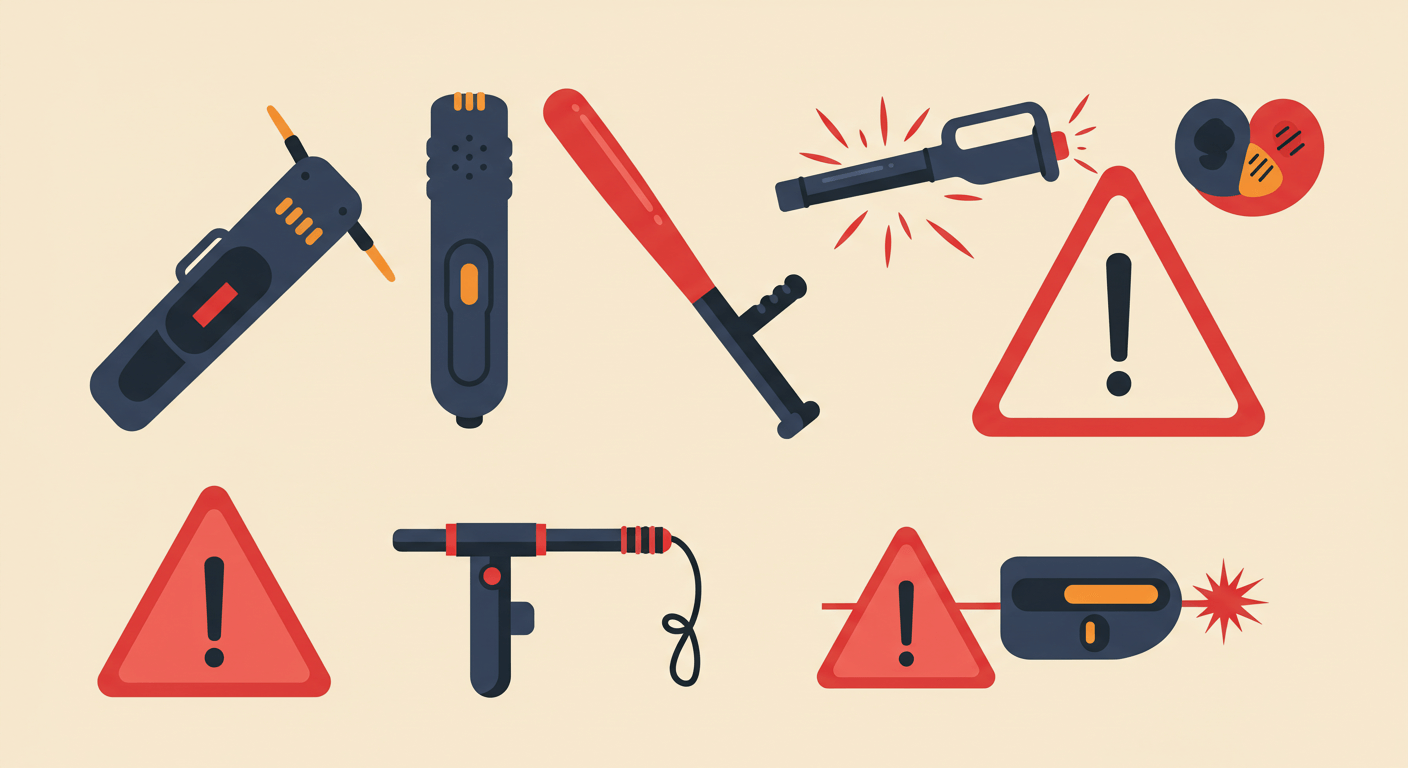 2. 법적 분쟁이 많은 대표 호신템 3종