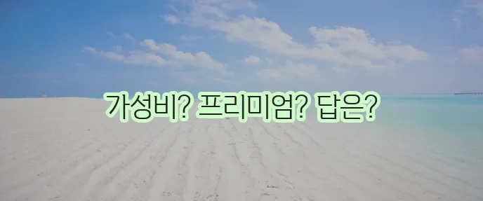 스마트폰 가격, 정말 중요하죠!