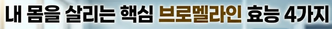 브로멜라인 효능