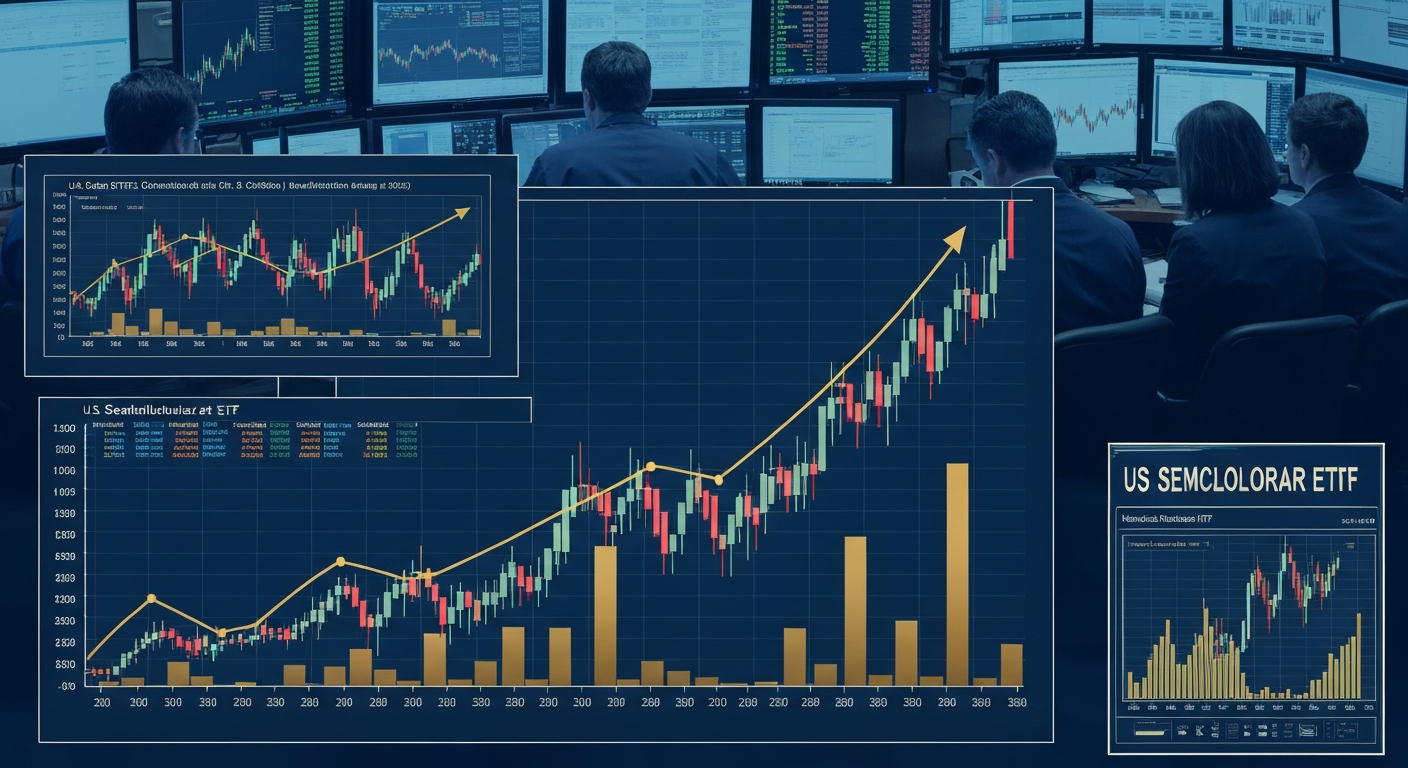미국 반도체 ETF 투자 수익률 차트