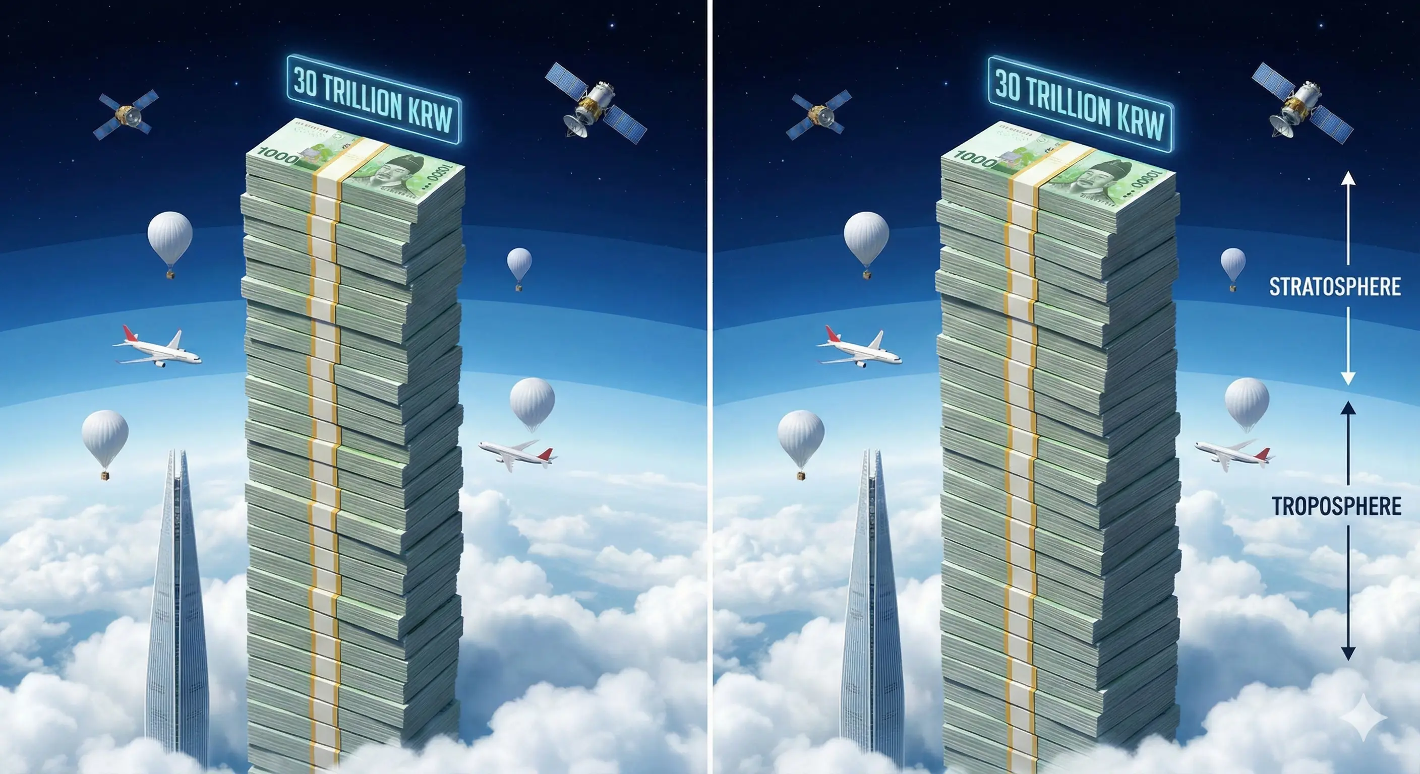 이재용 회장 주식 재산 30조 원을 롯데월드타워 높이와 비교한 인포그래픽