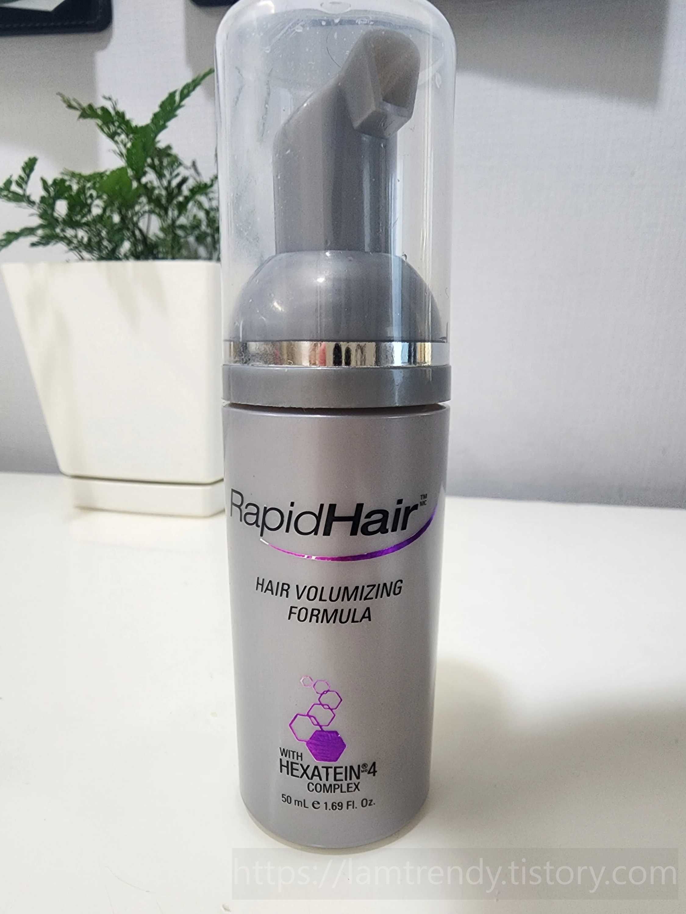 rapid hair 제품 외형