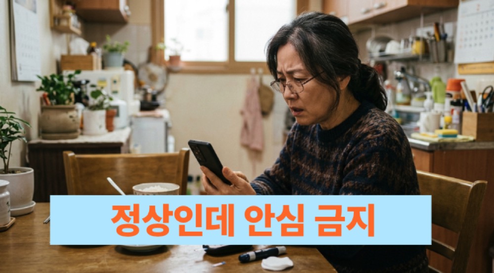 결과 확인 멈춤