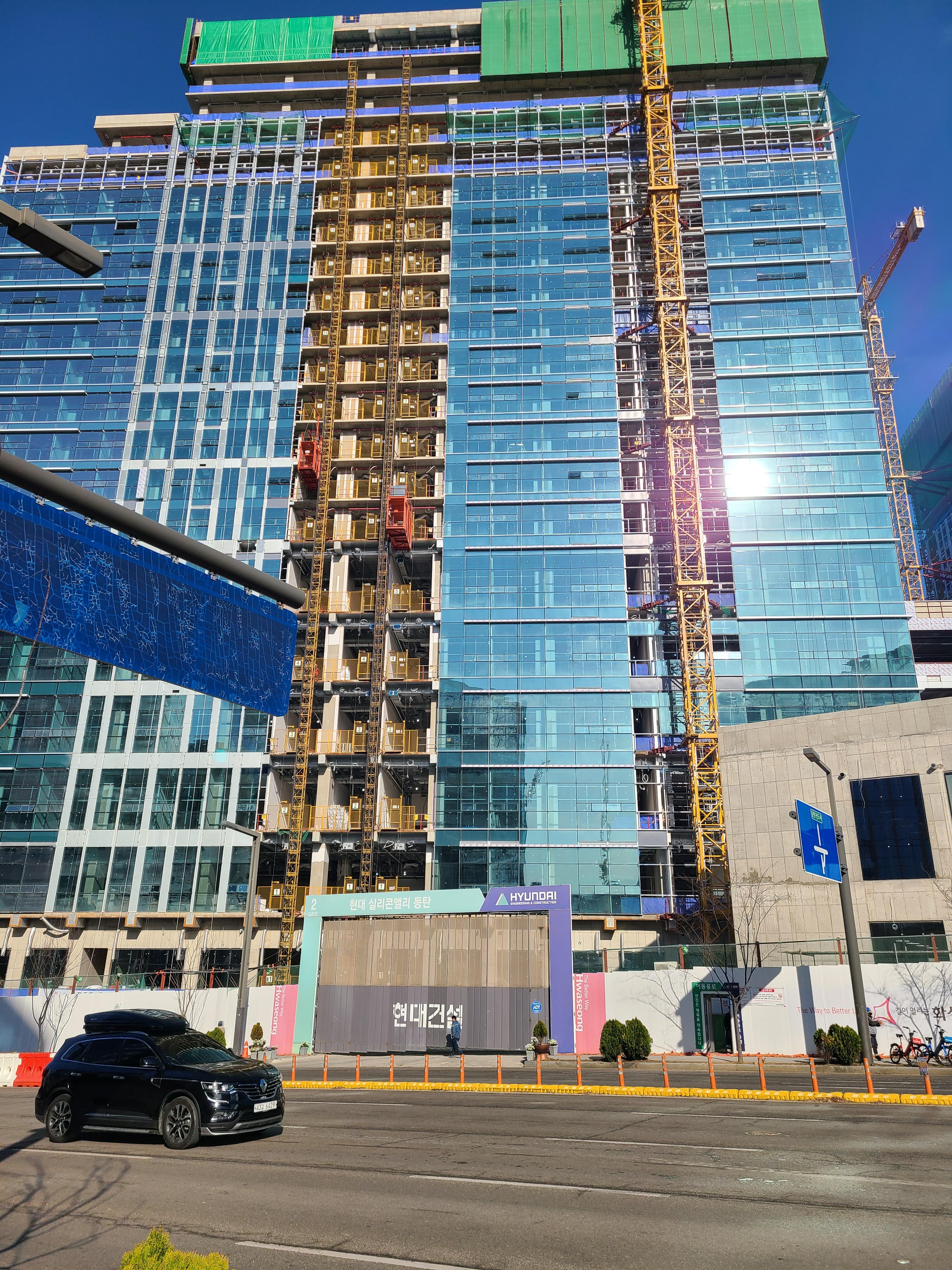 현대 실리콘앨리 동탄 공사현장
