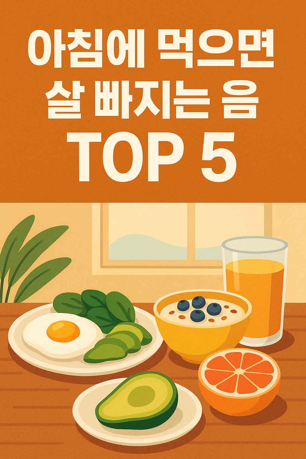 아침에 먹으면 살 빠지는 음식 TOP 5