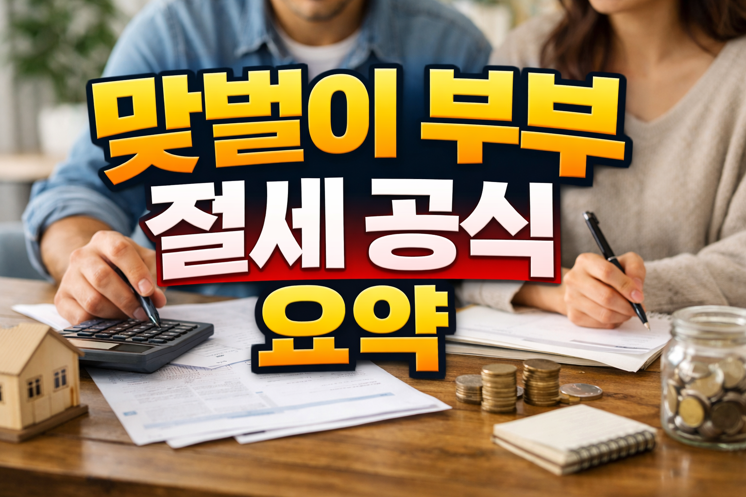 맞벌이 부부 연말정산 절세 공식, 부양가족&middot;카드&middot;의료비 공제 배분 전략 설명 이미지